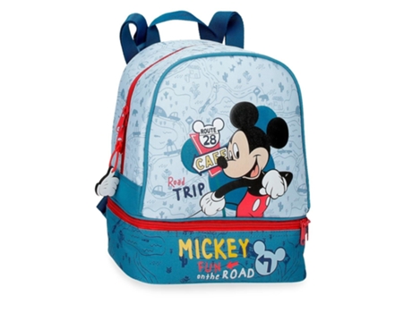 Mochila Escolar DISNEY (23 x 28 x 13 - Poliéster - Azul)