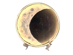 Lámpara De Noche Con Forma Luna, Decorativa Para El Hogar, Luz Mesita Noche, Oficina O Dormitorio.
