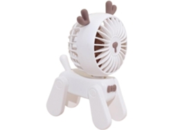 Ventilador 3 V 500 Mah Ajustable Portátil Recargable