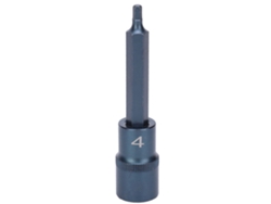 Llave Hexagonal De Vaso, Acero Aleado S2, Resistente A La Corrosión, Herramienta Eléctrica Industrial De Acción Rápida, 100x4