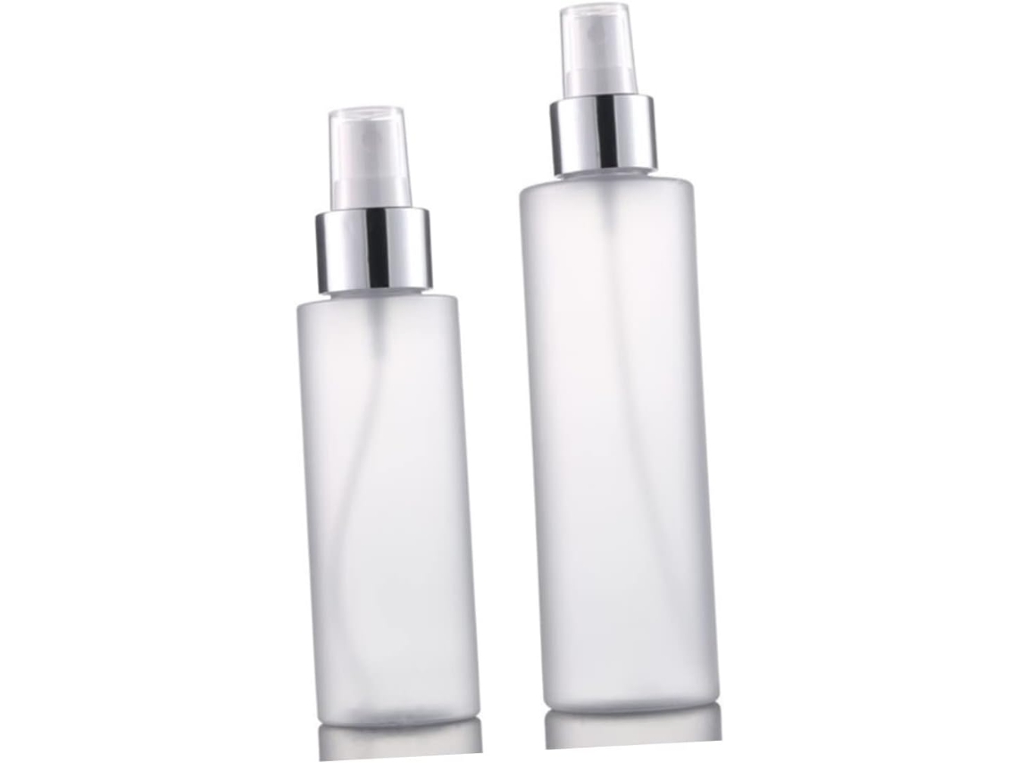 Juego De 5 Frascos Portátiles De 200 Ml Con Atomizador Para Perfumes Y Lociones Tonificantes.