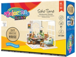 Set Casa de Jugar COLORINO Soho en Miniatura (Edad Mínima: 10 Años)