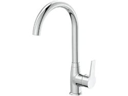 Grifo mezclador para lavabo con ahorro de agua IDRO BRIC Hellis caño alto
