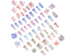 Bolsas De Pegatinas Decorativas De Medusas Para Álbumes De Recortes Y Agendas Elegantes.
