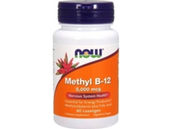 Complemento Alimentar NOW Metilcobalamina Vitamina B (60 comprimidos de 5000μg)