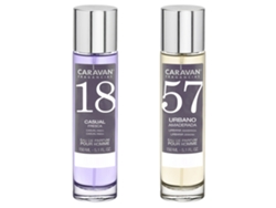 Set de 2 Perfumes CARAVAN para Hombre Nº57 y Nº18