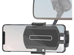 Soporte para teléfono con ventosa para salpicadero de coche, ajustable 360 grados, con bloqueo para móvil - Jortmrd