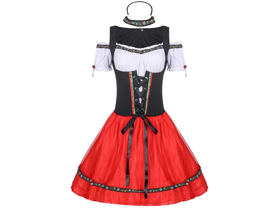 Fantasia Rebe-Garçonete De Cerveja Para Oktoberfest, Fantasia De Carnaval, Cosplay Sexy Para Halloween E Palco