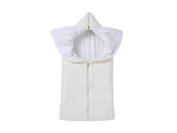 Saco De Dormir 2 En 1 Para Bebé Con Manta De Punto Abrigada Para Recién Nacidos De 0 A 24 Meses (blanco) Czhhmart