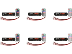 3 Amplificadores Bluetooth 5.0 De 2 X 3 W Con Decodificador De Tarjeta Para Reproductor Mp3