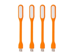 Mini lámpara LED USB flexible para portátil, teclado, batería externa y luz nocturna portátil.