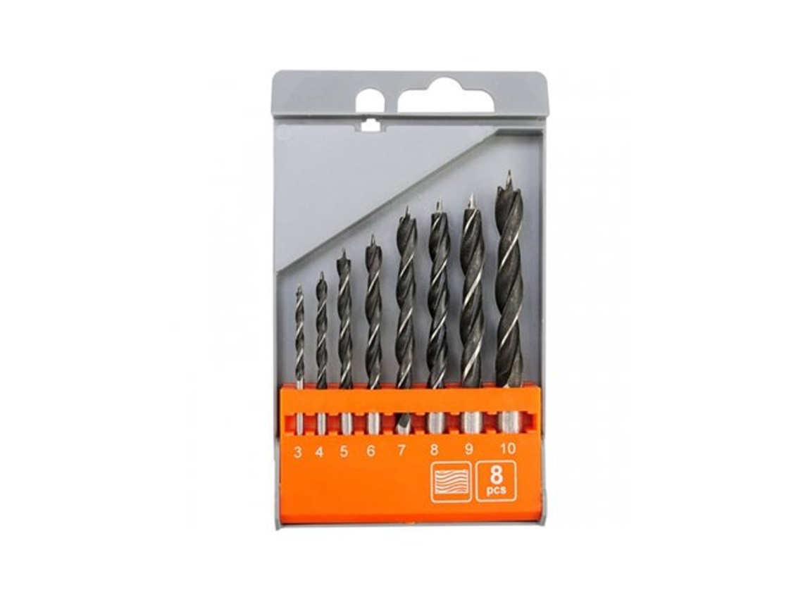 Conjunto De 8 Brocas Para Madera 3 10mm 22381 Sthor
