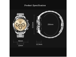 Reloj inteligente con llamadas Bluetooth, botón giratorio, monitor de frecuencia cardíaca y presión arterial, plateado, Yizhood