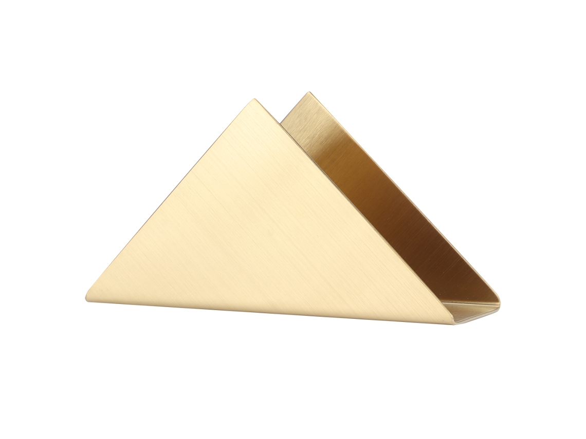 Portarrollos de papel triangular de acero inoxidable