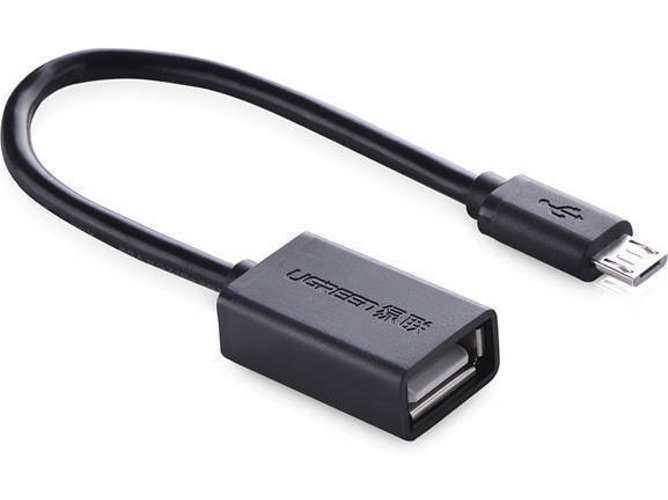 Cable USB UGREEN (USB - 12 cm - Negro)