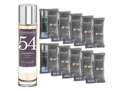 Perfume masculino Caravan Nº54 150 ml Set de 10 frascos de fragancia
