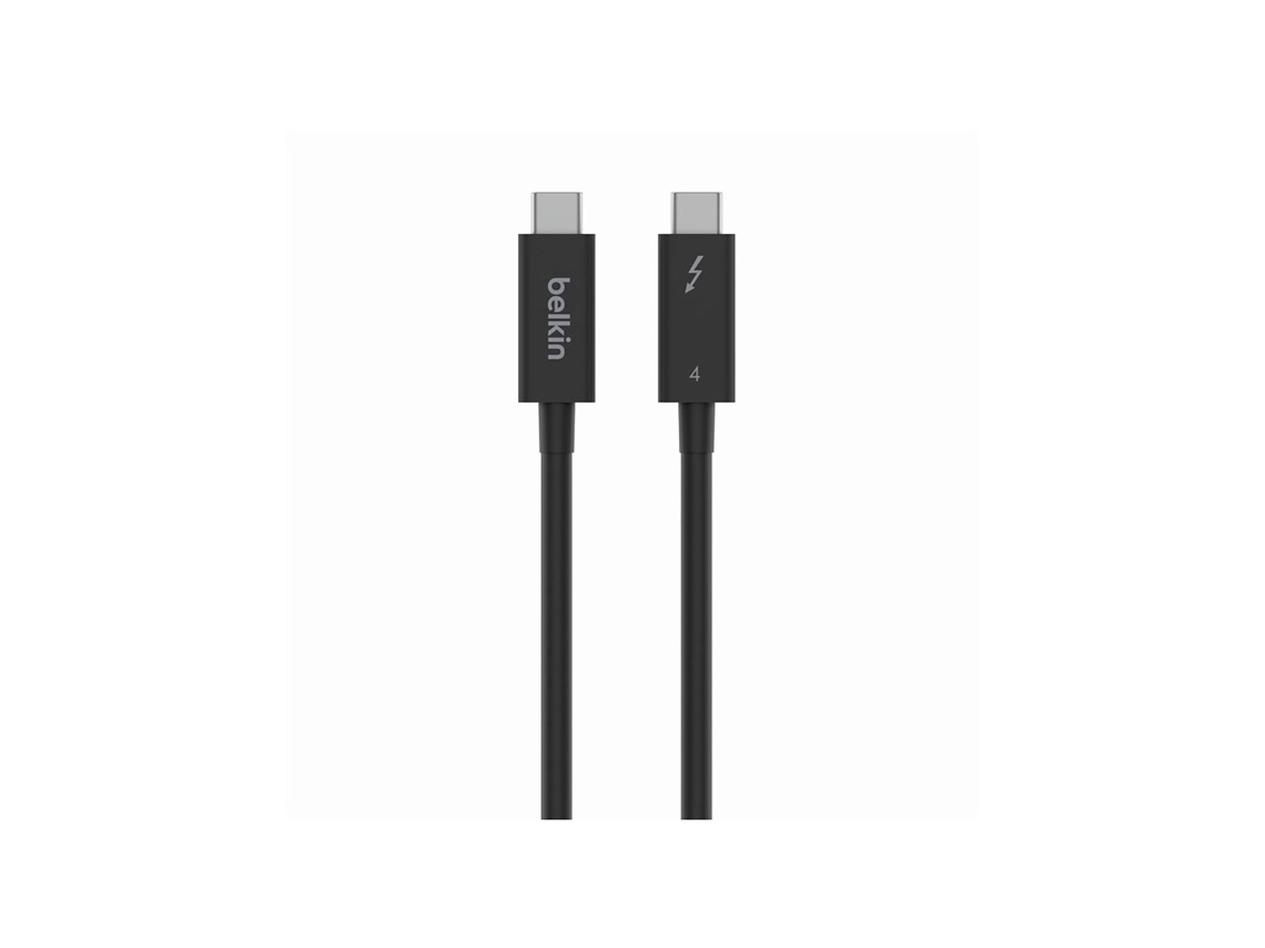 Cable de carga y transferencia USB-C a USB-C Thunderbolt 4 de Belkin (USB-C, 1 m), color negro