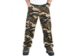 2026-pantalones Cargo Militares Camuflaje Para Hombre De Trabajo Resistente Oec 34 Caqui