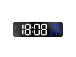 Reloj digital LED grande, reloj electrónico para el hogar, montaje en pared NEVEANCE