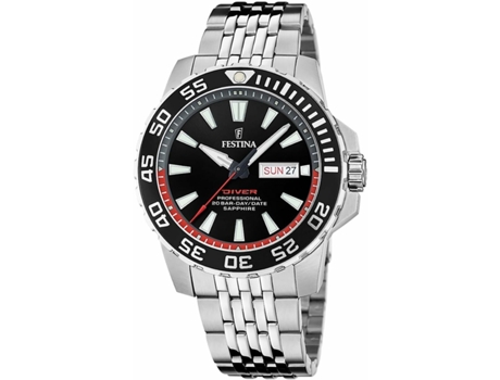 Reloj Hombre FESTINA F20661/3 Negro Plateado