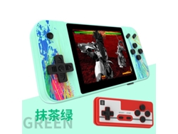 Consola de juegos portátil retro de 8 bits con juegos arcade nostálgicos 800 en 1 G3 Green Dual YUNZII