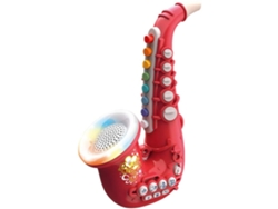 Saxofón de juguete Bj-Toy para niños, instrumento musical educativo para la primera infancia, regalo de cumpleaños o Navidad para bebés.