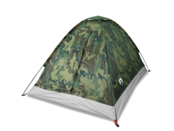 Tienda de campaña iglú para 2 personas VIDAXL impermeable camuflaje