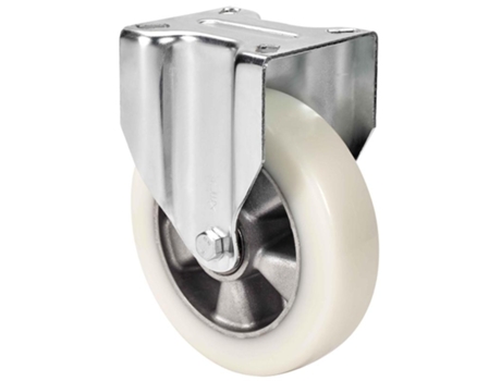 Rueda fija 4mm 17zvr160-ausb alum.-poliur.blancoveloceje bolas ALEX