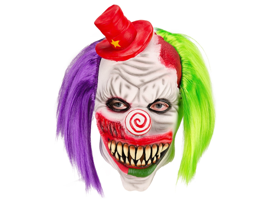 Máscara de látex de payaso divertida para adultos, fiesta de Halloween, juego de rol A-15 Siurn