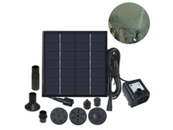 Omni-bomba De Agua Solar Submersible 1.4w Para Fuente De Pajarera, Acuario, Pequeño Lago Y Decoración De Jardín