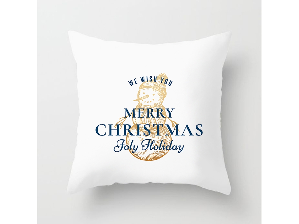 Estilo Nórdico Funda de Almohada Navideña