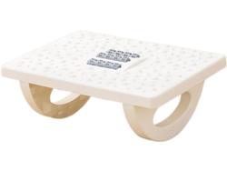 Ajustable Reposapiés Oficina, Debajo Del Escritorio, Altura Masaje Multicolor, Blanco