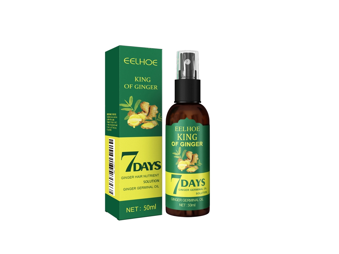 Eelhoe Protector Capilar De Jengibre (caja 50ml) - Cuidado Diario Suave Para Cabello Brillante, Liso Y Saludable, Mejora La Del Cabello