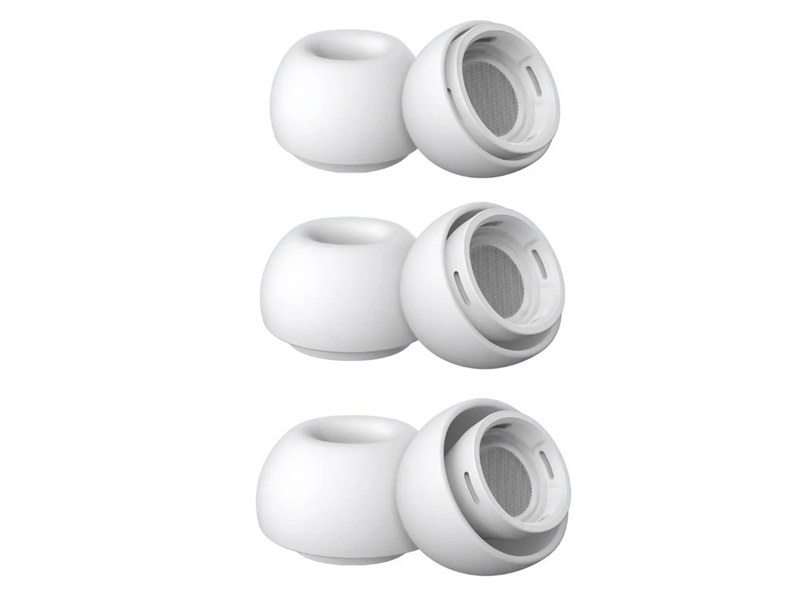 3 Pares De Almohadillas Para Auriculares, Silicona Flexibles Y Suaves, Repuesto, Ios.