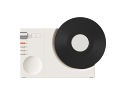 Altavoz De Tocadiscos Retro Con Bluetooth, Conexión Inalámbrica Y Carga Usb