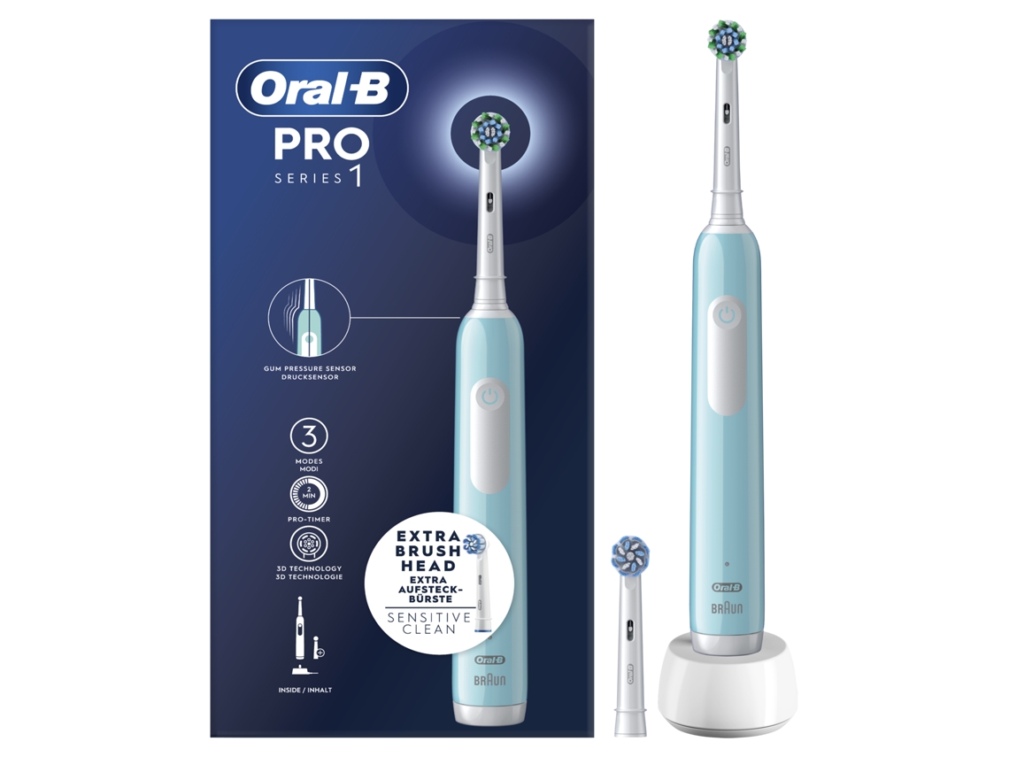 Cepillo de Dientes Eléctrico ORAL B Pro 1 Azul 1Un