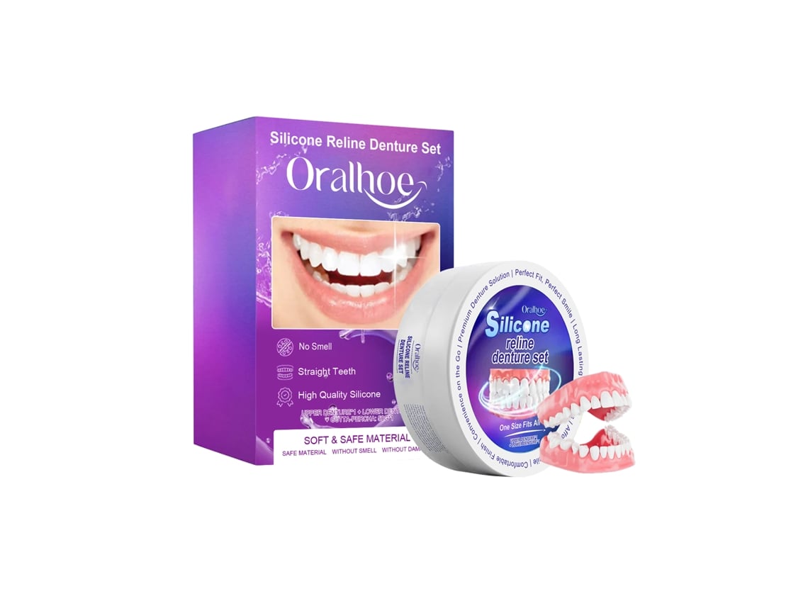 Conjunto De Retocaje De Prótesis Dentales Oralhoe, Retocaje Estético De Dientes, Sonrisa Natural Cómoda, Prótesis Cosméticas Interdentales