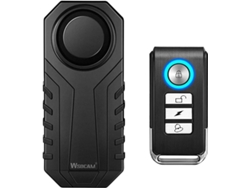 Alarme De Moto Wsdcam 113db Sem Fio Com Sensor De Vibração E Movimento À Prova D'água E Com Controle Remoto