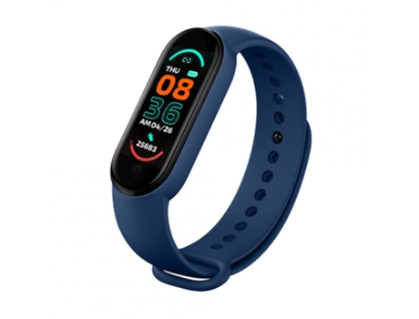 Smartwatch Hombres M6 Fitpro Bluetooth Monitor de ritmo cardíaco Fitness Deportes Tipo de succión magnética Azul