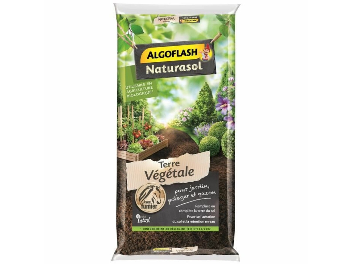 Tierra para macetas ALGOFLASH Naturasol ATVEG40 Universal 40 L
