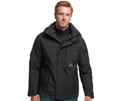 Chaqueta para Hombre SUPERDRY (L - Poliéster - Multicolor)