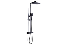 Sistema de ducha con control termostático y diseño de ahorro de agua, OEM negro