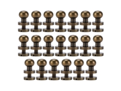 20 Juegos De Remaches De Latón Resistentes Al Desgaste, Accesorios De Ferretería Para Maletas, Bolsos, Zapatos Y Ropa, 10x8 Mm