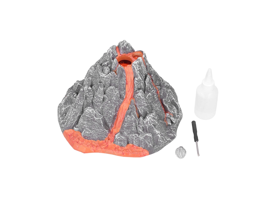 Walshlxq-modelo De Volcán Simulado Con Erupción Realista Juguete Educativo Científico Para Niños Volcano Model