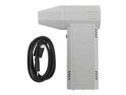 Aspirador De Aire Comprimido Inalámbrico Reutilizable 3 Velocidades 130000rpm Para Limpieza De Teclados Coches Hogar Gris