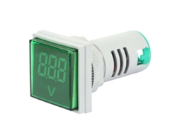 Medidor Digital De Voltaje Ca Con Indicador Led Verde, 60-500 V