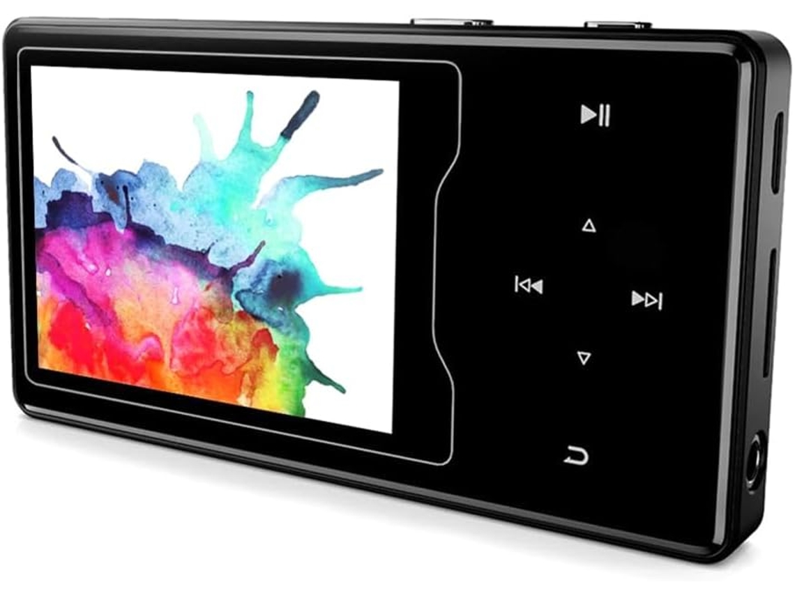 Reproductor Mp3 Hifi Con Bluetooth 4.2, Botón Táctil, Altavoz Integrado Y Pantalla.