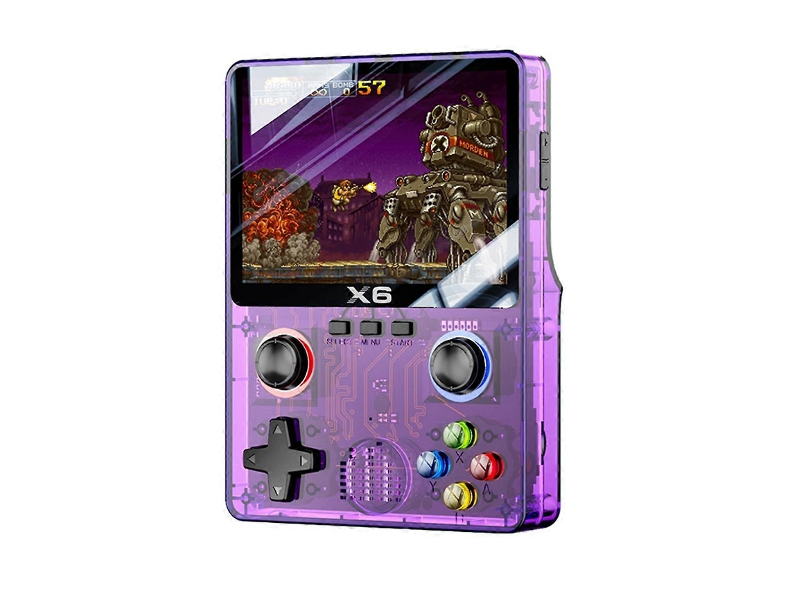 Consola De Juegos Retro X6 Con Pantalla Ips De 3,5 Pulgadas Y Reproductor De Juegos Portátil De 32 Gb