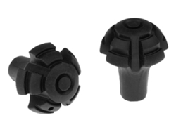 2pcs Punta De Goma Tapón Final Martillos Senderismo Palo