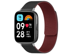 Correa para Redmi Watch 3 Active / Lite - Silicona magnética - Textura de lichi